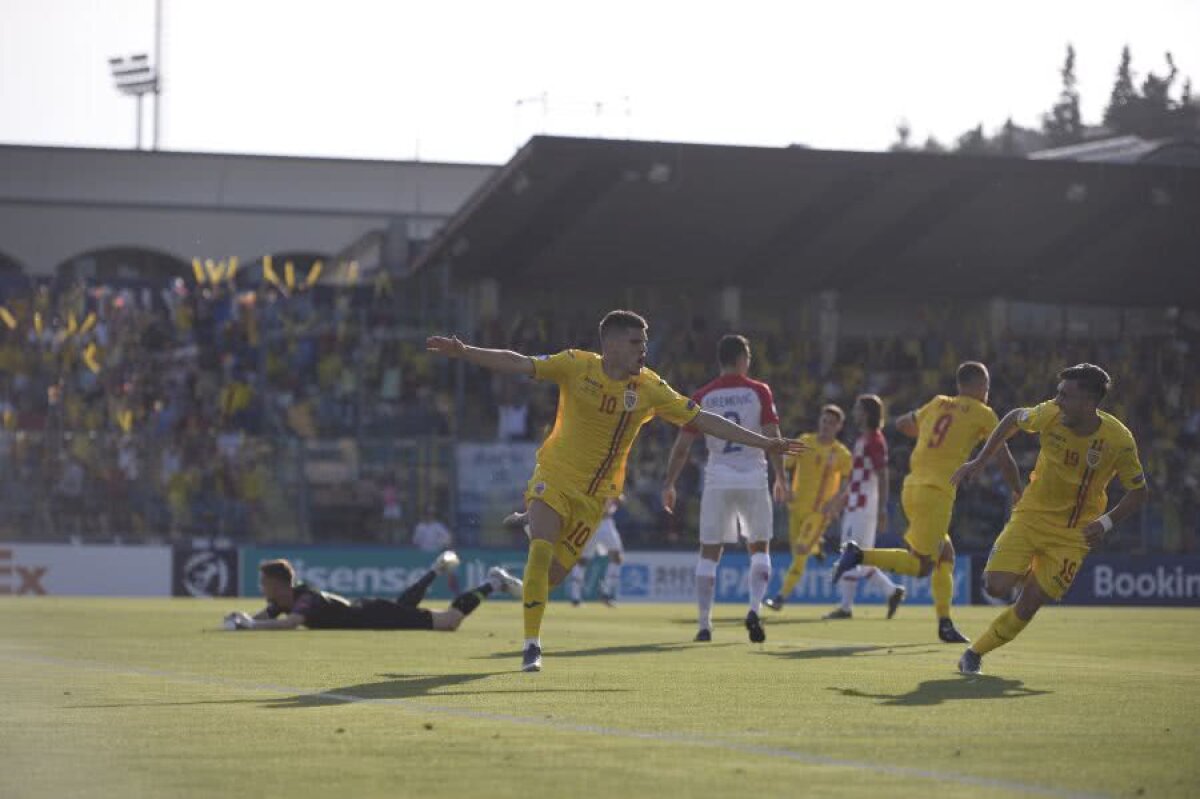 ROMÂNIA U21 - CROAȚIA U21 4-1 / Generația de auraș » Un start minunat și o repriză a doua aproape perfectă ne-au adus prima victorie, una uriașă, la Euro 2019!