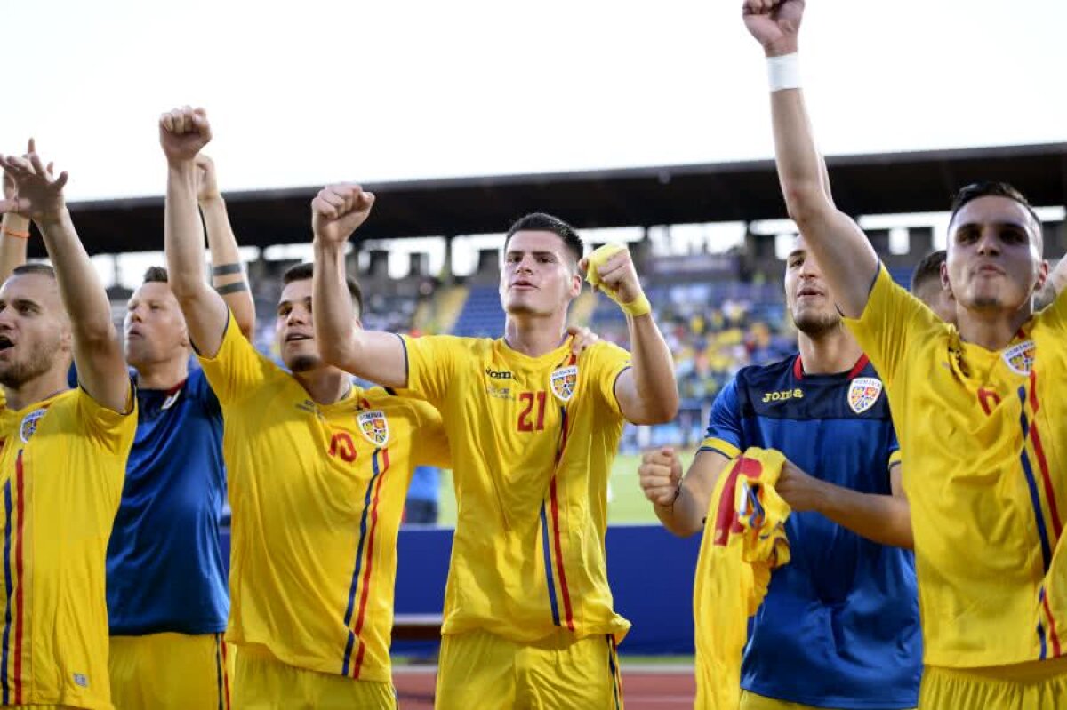 România U21 - Croația U21 4-1 / VIDEO+FOTO „Tricolorii” au sărbătorit cu suporterii la finalul meciului: „Suntem mândri de voi!”