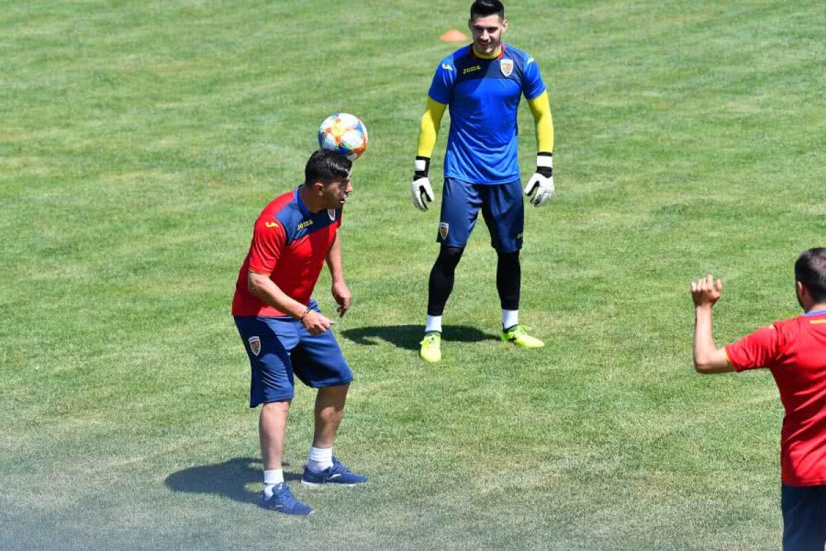 ROMÂNIA U21 // VIDEO+FOTO Voie bună la antrenament! Contra s-a pregătit alături de „tricolorii mici”, dar a cedat primul :D