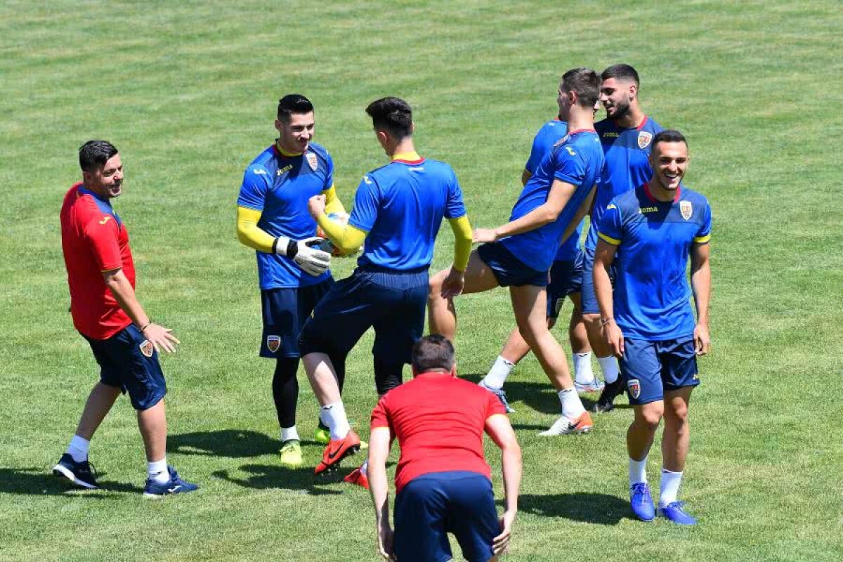 ROMÂNIA U21 // VIDEO+FOTO Voie bună la antrenament! Contra s-a pregătit alături de „tricolorii mici”, dar a cedat primul :D