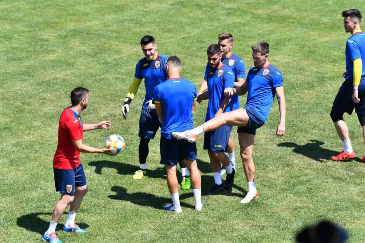 ROMÂNIA U21 // VIDEO+FOTO Voie bună la antrenament! Contra s-a pregătit alături de „tricolorii mici”, dar a cedat primul :D