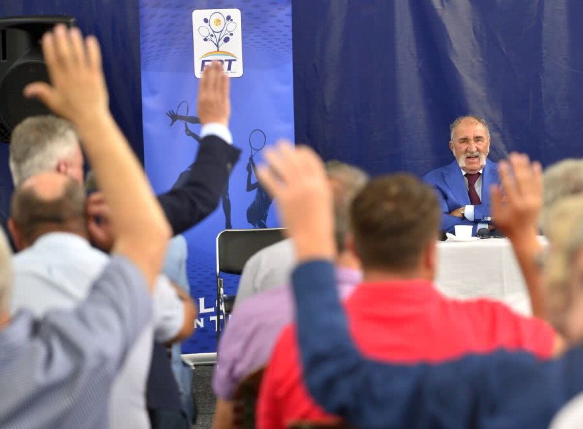 VIDEO+FOTO Ion Țiriac începe treaba la FRT: „Ideea e să nu dispărem cu totul!”