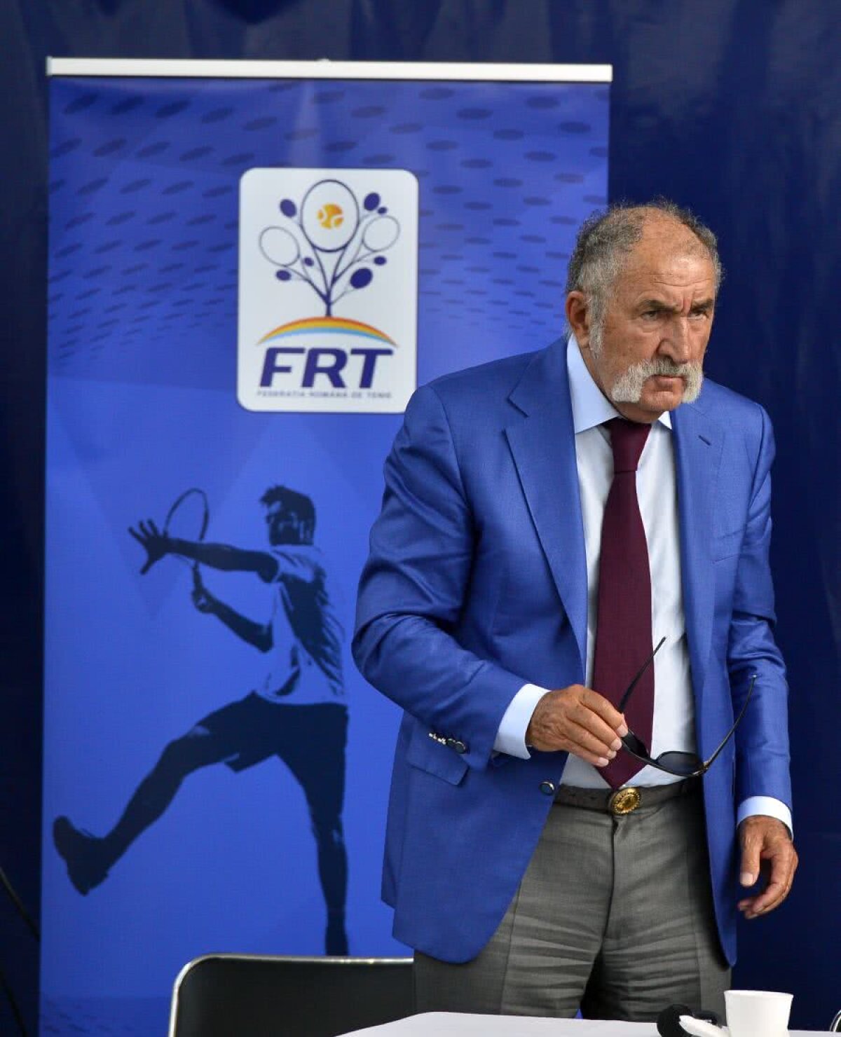 VIDEO+FOTO Ion Țiriac începe treaba la FRT: „Ideea e să nu dispărem cu totul!”