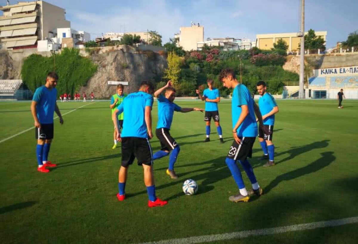 FOTO Olympiacos - Viitorul 3-2 » „11” inedit al lui Gică Hagi, cu un jucător născut în 2002 și unul născut în 2003