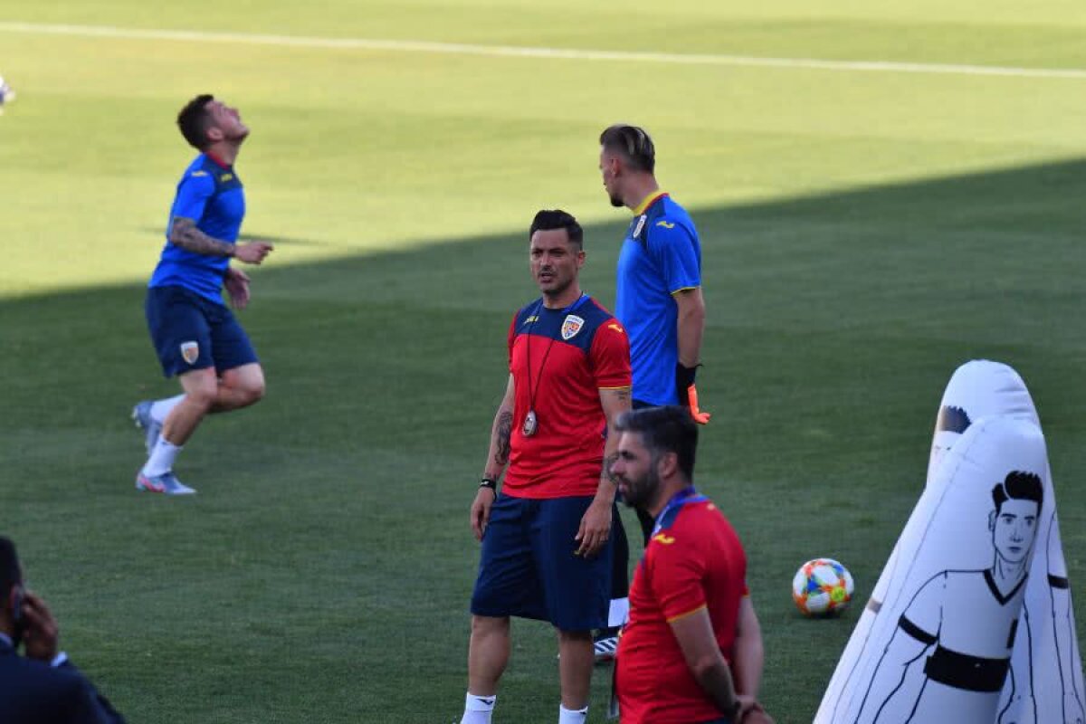 ROMÂNIA U21 - ANGLIA U21 // VIDEO + FOTO Antrenamentul oficial al „tricolorilor” s-a desfășurat pe o căldură sufocantă