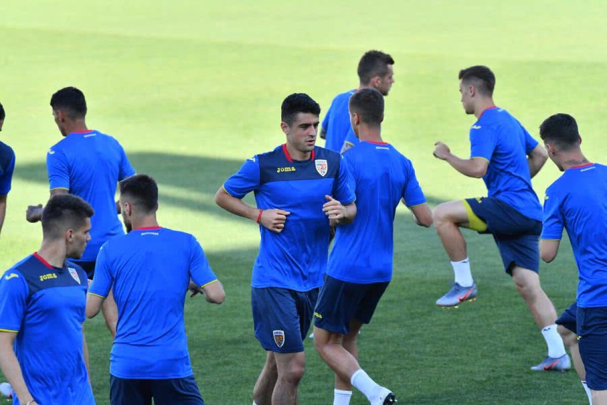 ROMÂNIA U21 - ANGLIA U21 // VIDEO + FOTO Antrenamentul oficial al „tricolorilor” s-a desfășurat pe o căldură sufocantă