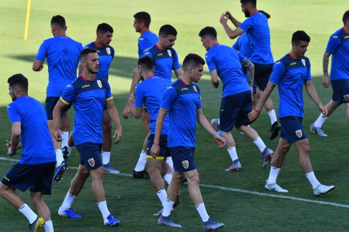 ROMÂNIA U21 - ANGLIA U21 // VIDEO + FOTO Antrenamentul oficial al „tricolorilor” s-a desfășurat pe o căldură sufocantă