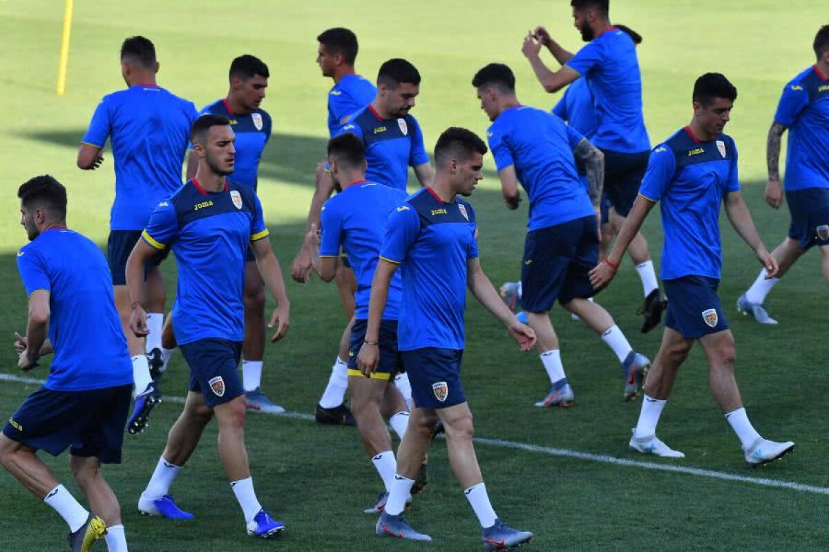 ROMÂNIA U21 - ANGLIA U21 // VIDEO + FOTO Antrenamentul oficial al „tricolorilor” s-a desfășurat pe o căldură sufocantă