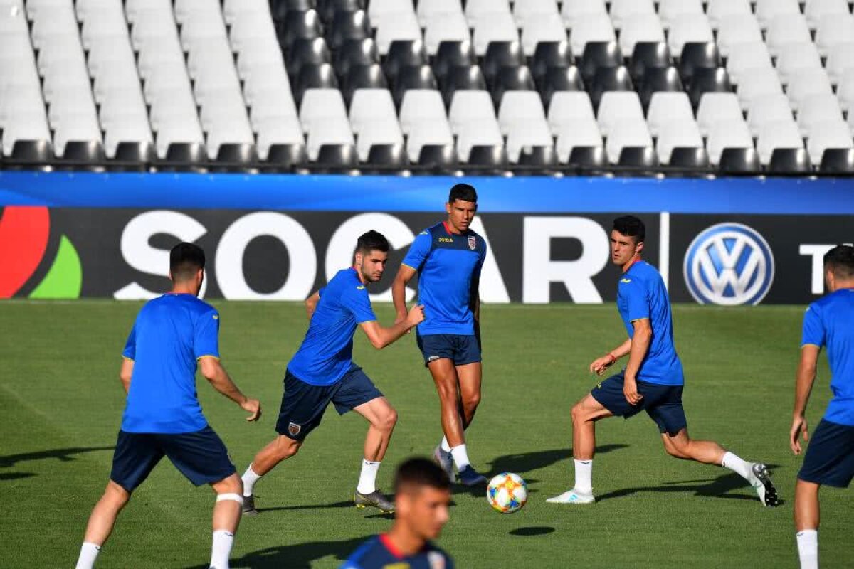 ROMÂNIA U21 - ANGLIA U21 // VIDEO + FOTO Antrenamentul oficial al „tricolorilor” s-a desfășurat pe o căldură sufocantă