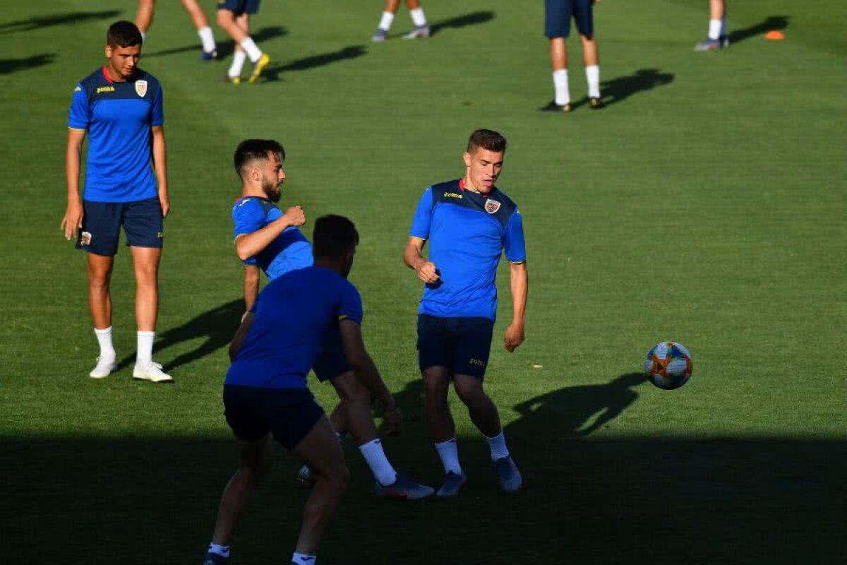 ROMÂNIA U21 - ANGLIA U21 // VIDEO + FOTO Antrenamentul oficial al „tricolorilor” s-a desfășurat pe o căldură sufocantă