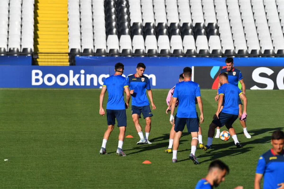 ROMÂNIA U21 - ANGLIA U21 // VIDEO + FOTO Antrenamentul oficial al „tricolorilor” s-a desfășurat pe o căldură sufocantă