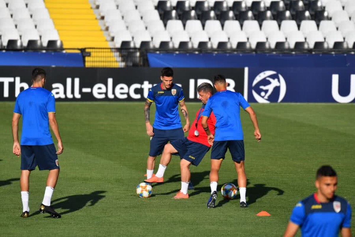 ROMÂNIA U21 - ANGLIA U21 // VIDEO + FOTO Antrenamentul oficial al „tricolorilor” s-a desfășurat pe o căldură sufocantă