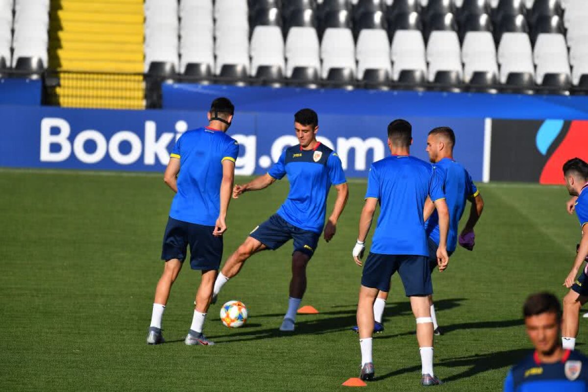 ROMÂNIA U21 - ANGLIA U21 // VIDEO + FOTO Antrenamentul oficial al „tricolorilor” s-a desfășurat pe o căldură sufocantă