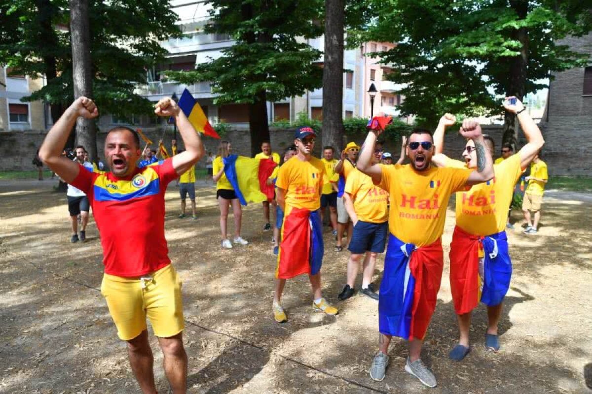 ANGLIA U21 - ROMÂNIA U21 // VIDEO+FOTO Românii au invadat Cesena! Atmosferă fantastică creată de cei 10.000 fani „tricolori”