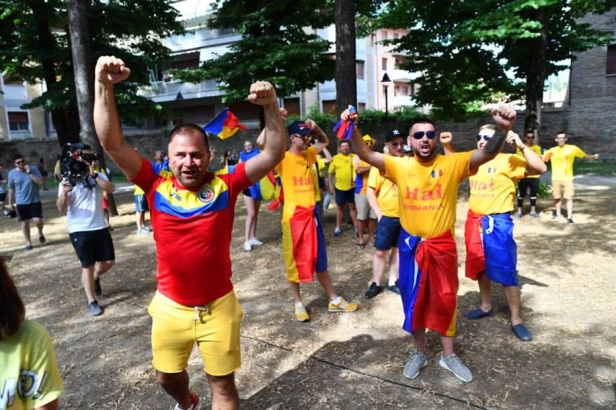 ANGLIA U21 - ROMÂNIA U21 // VIDEO+FOTO Românii au invadat Cesena! Atmosferă fantastică creată de cei 10.000 fani „tricolori”