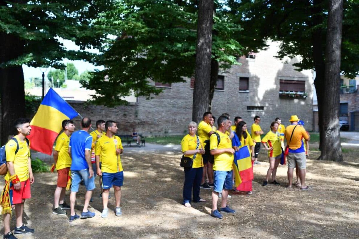 ANGLIA U21 - ROMÂNIA U21 // VIDEO+FOTO Românii au invadat Cesena! Atmosferă fantastică creată de cei 10.000 fani „tricolori”