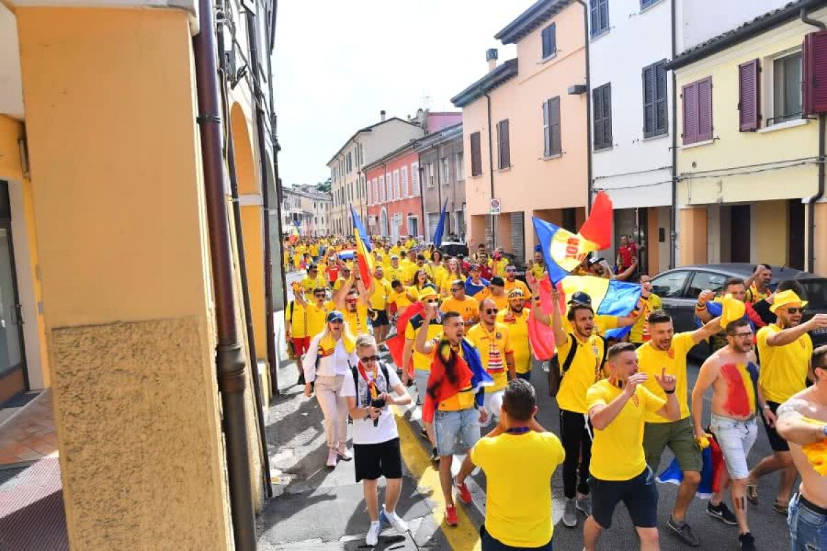 ANGLIA U21 - ROMÂNIA U21 // VIDEO+FOTO Românii au invadat Cesena! Atmosferă fantastică creată de cei 10.000 fani „tricolori”