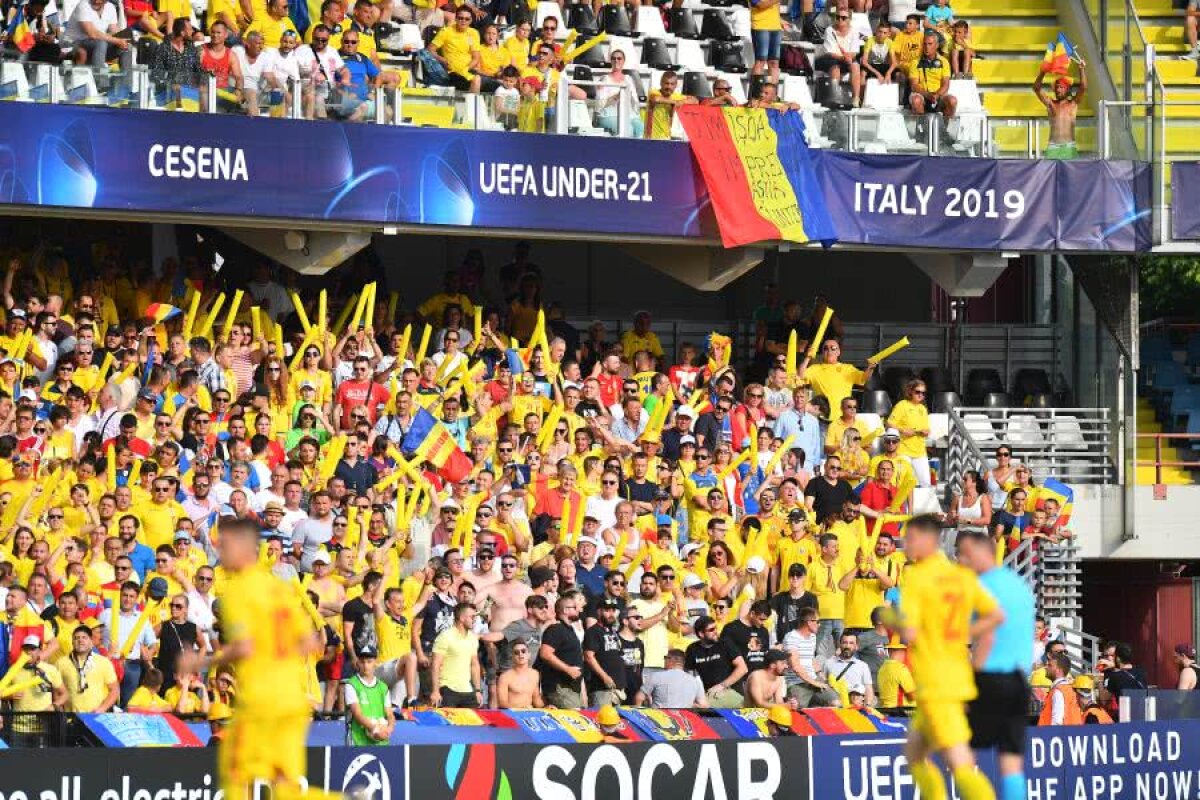 ANGLIA U21 - ROMÂNIA U21 2-4 // FOTO Momente speciale create de fanii „tricolori”: „Cesena e un colț de București”