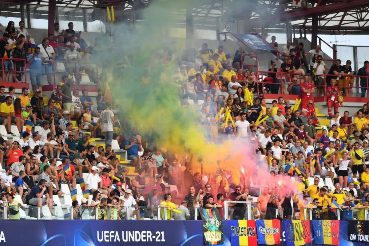 ANGLIA U21 - ROMÂNIA U21 2-4 // FOTO Momente speciale create de fanii „tricolori”: „Cesena e un colț de București”