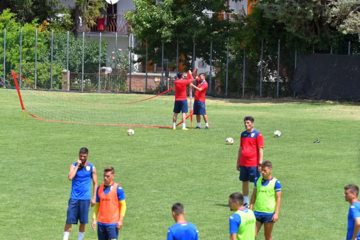 ROMÂNIA 21 - ANGLIA U21 4-2 // VIDEO Cosmin Contra, „luat la șuturi” de Ricardo Grigore :D » Cum s-au antrenat azi jucătorii lui Mirel Rădoi