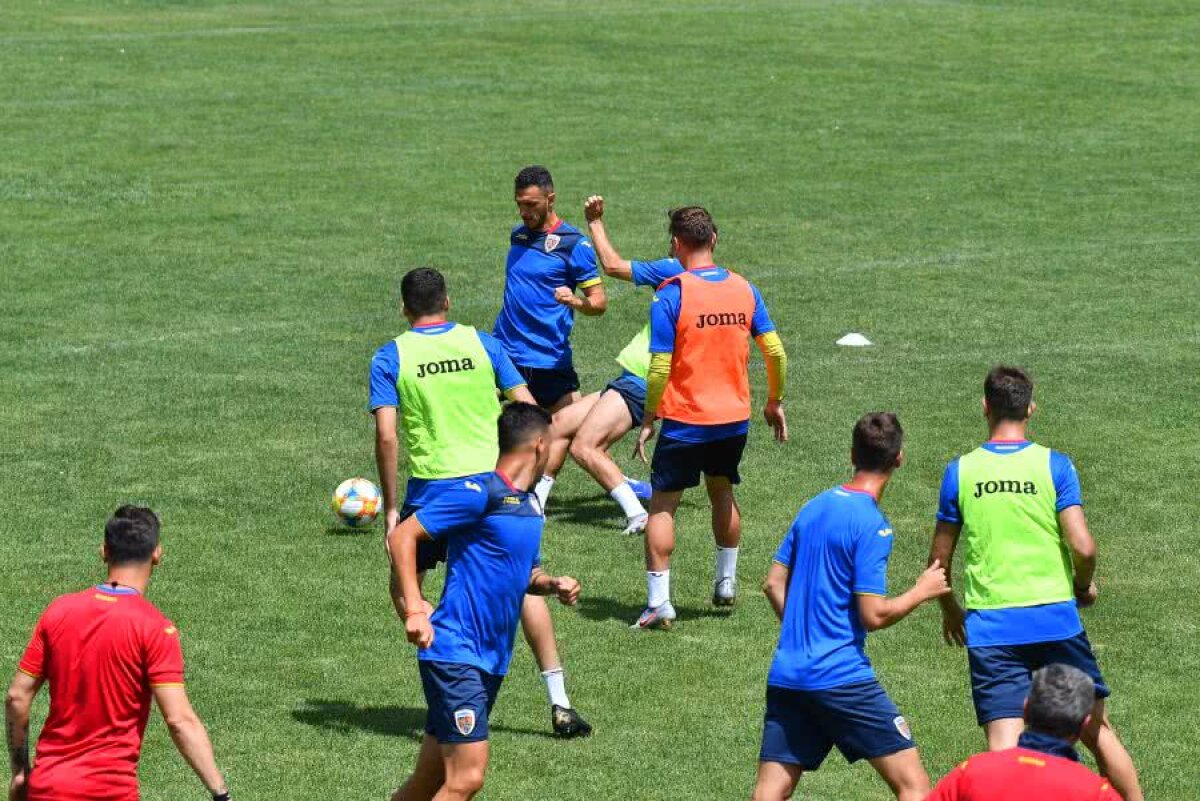 ROMÂNIA 21 - ANGLIA U21 4-2 // VIDEO Cosmin Contra, „luat la șuturi” de Ricardo Grigore :D » Cum s-au antrenat azi jucătorii lui Mirel Rădoi