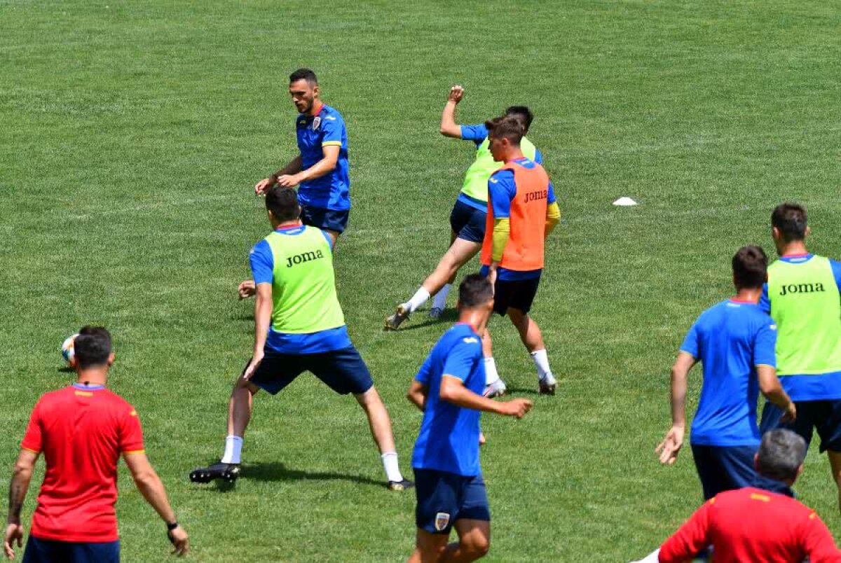 ROMÂNIA 21 - ANGLIA U21 4-2 // VIDEO Cosmin Contra, „luat la șuturi” de Ricardo Grigore :D » Cum s-au antrenat azi jucătorii lui Mirel Rădoi