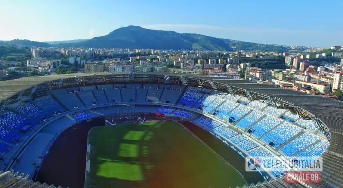 VIDEO+FOTO Makeover spectaculos al stadionului lui Napoli » San Paolo s-a schimbat complet în doar o lună!