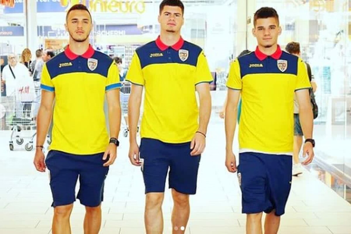 FRANȚA U21 - ROMÂNIA U21 // FOTO Naționala lui Mirel Rădoi s-a relaxat la mall înaintea meciului cu Franța: cum au fost fotografiați Ianis Hagi și Ionuț Nedelcearu