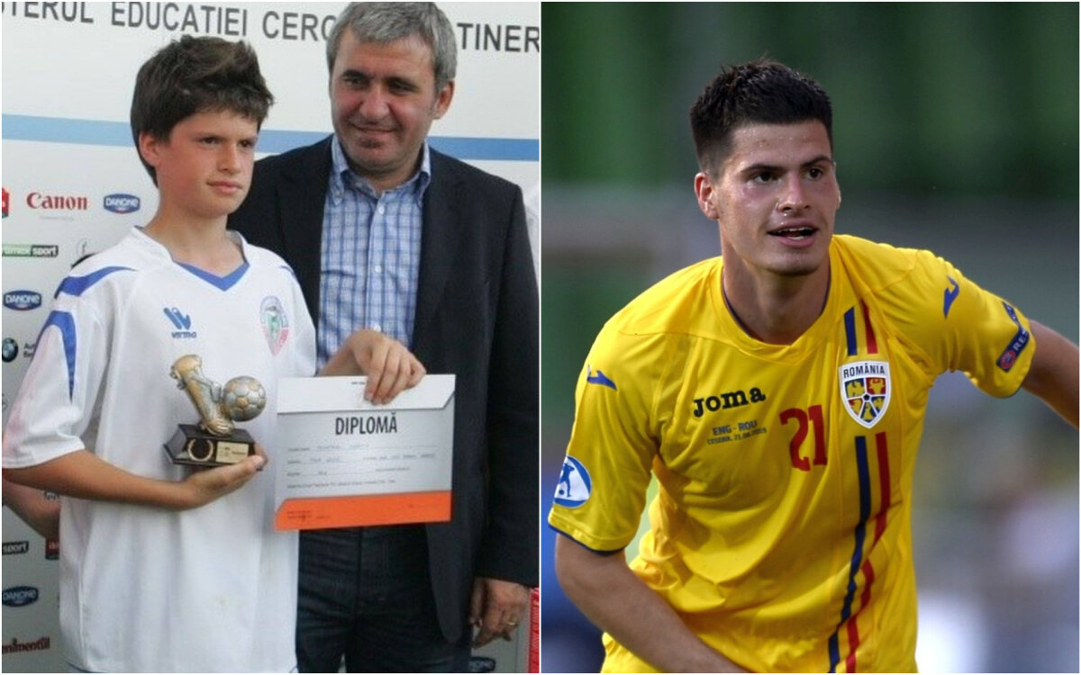 ROMÂNIA U21 // FOTO Imagini de colecție » Cum arătau Ianis Hagi, Florinel Coman și Ionuț Radu în copilărie :)