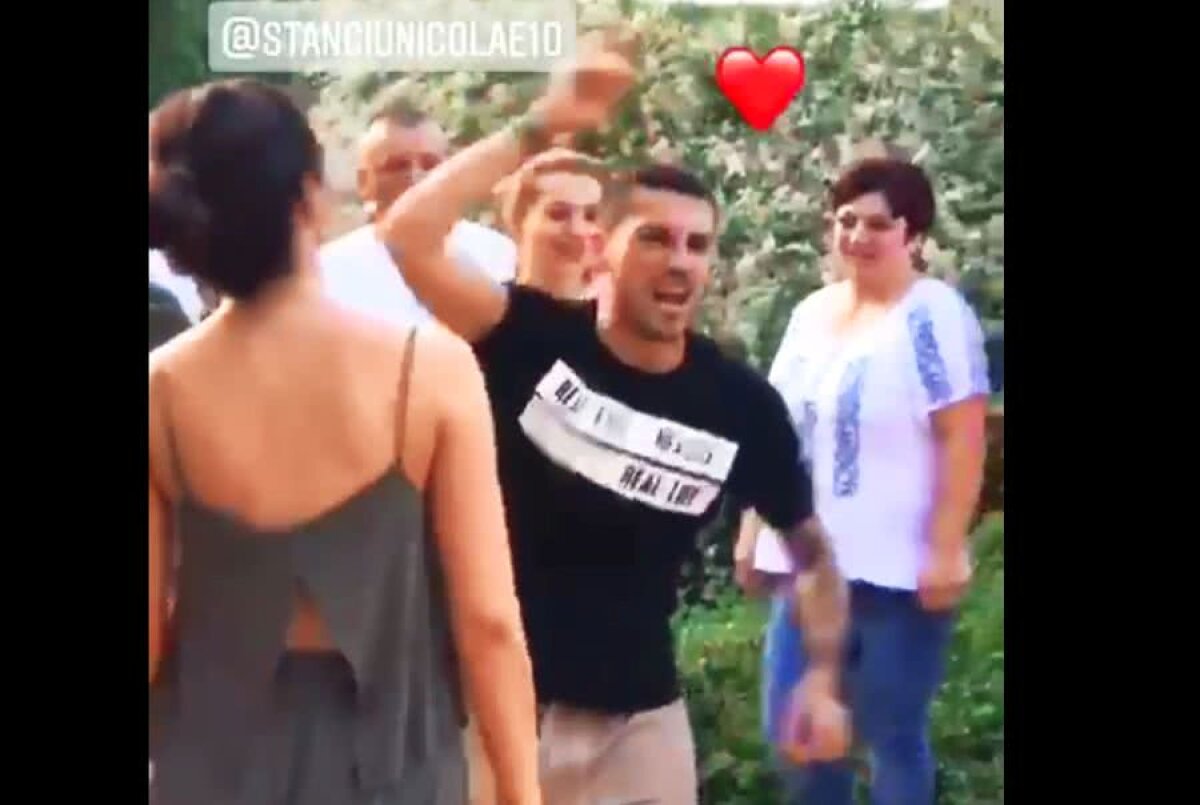 VIDEO Nicolae Stanciu, descătușat pe manelele lui Adi de la Vâlcea la party-ul de după nuntă: „Cine e inima mea?”