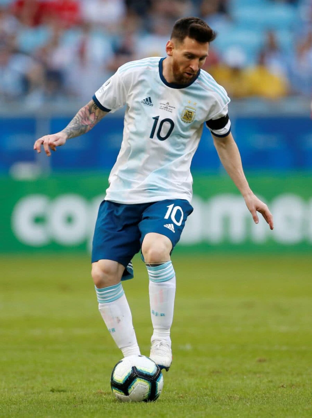 COPA AMERICA // FOTO Columbia și Argentina merg în „sferturile” competiției » Messi și compania s-au chinuit cu Qatar