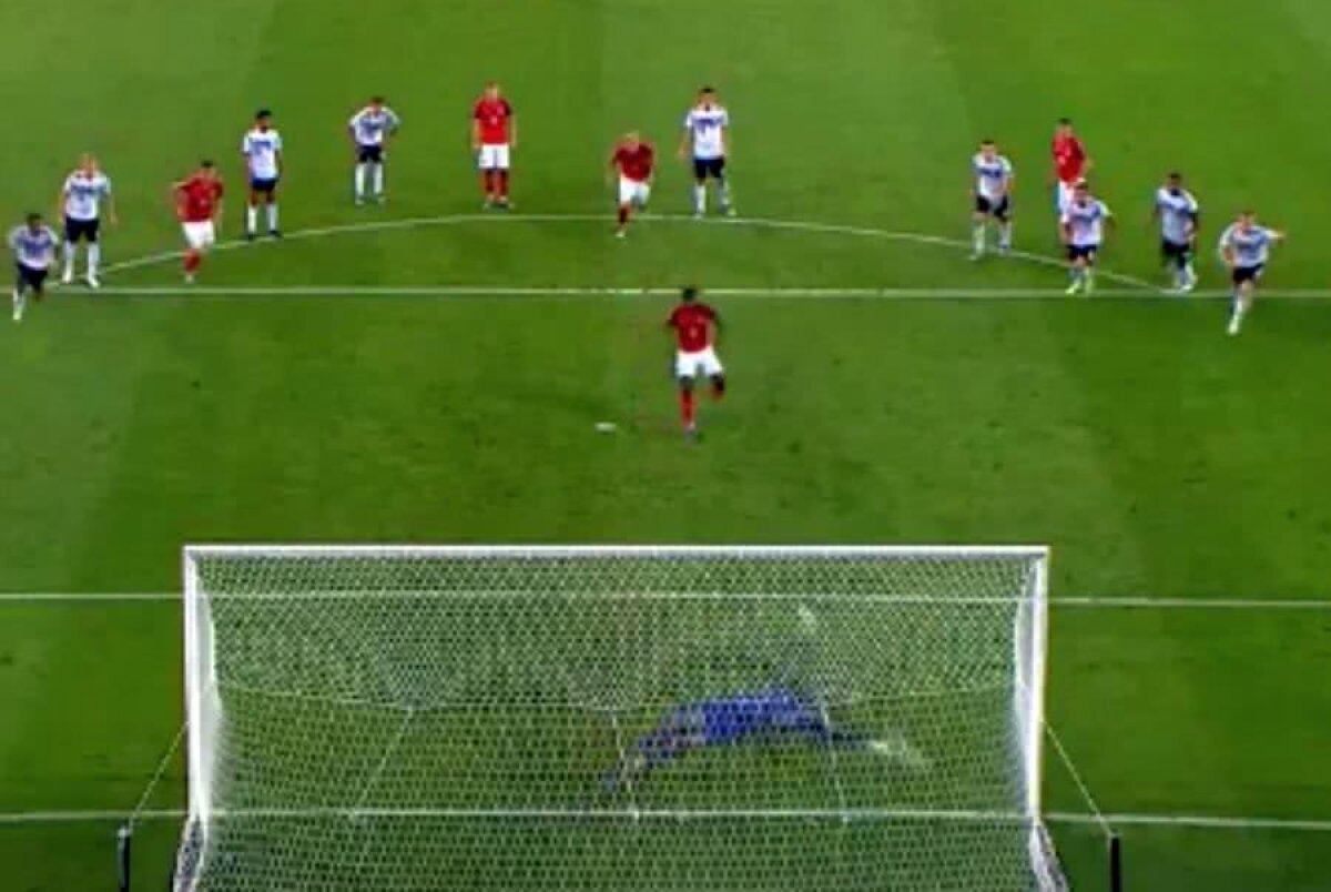 AUSTRIA U21 - GERMANIA U21 / FOTO Portarul nemților a comis-o: penalty după o intrare violentă!