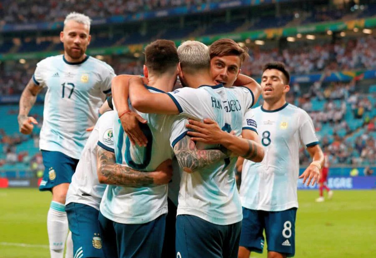 COPA AMERICA // FOTO Columbia și Argentina merg în „sferturile” competiției » Messi și compania s-au chinuit cu Qatar