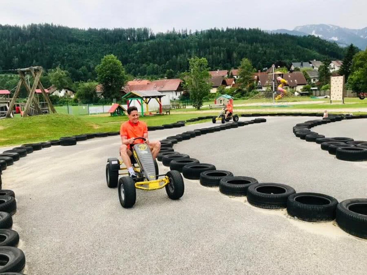 VIDEO Jucătorii de la CFR Cluj au timp și de distracție în cantonamentul din Austria! Cine a câștigat cursa de karting