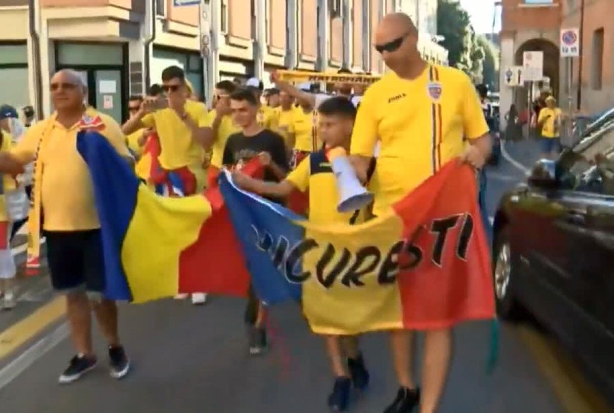 FRANȚA U21 - ROMÂNIA U21 // VIDEO + FOTO Drumul fanilor naționalei spre stadionul din Cesena » România U21 are parte de o susținere impresionantă