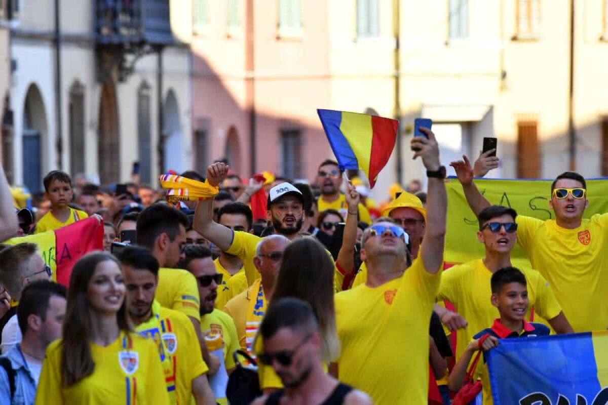 FRANȚA U21 - ROMÂNIA U21 // VIDEO + FOTO Drumul fanilor naționalei spre stadionul din Cesena » România U21 are parte de o susținere impresionantă