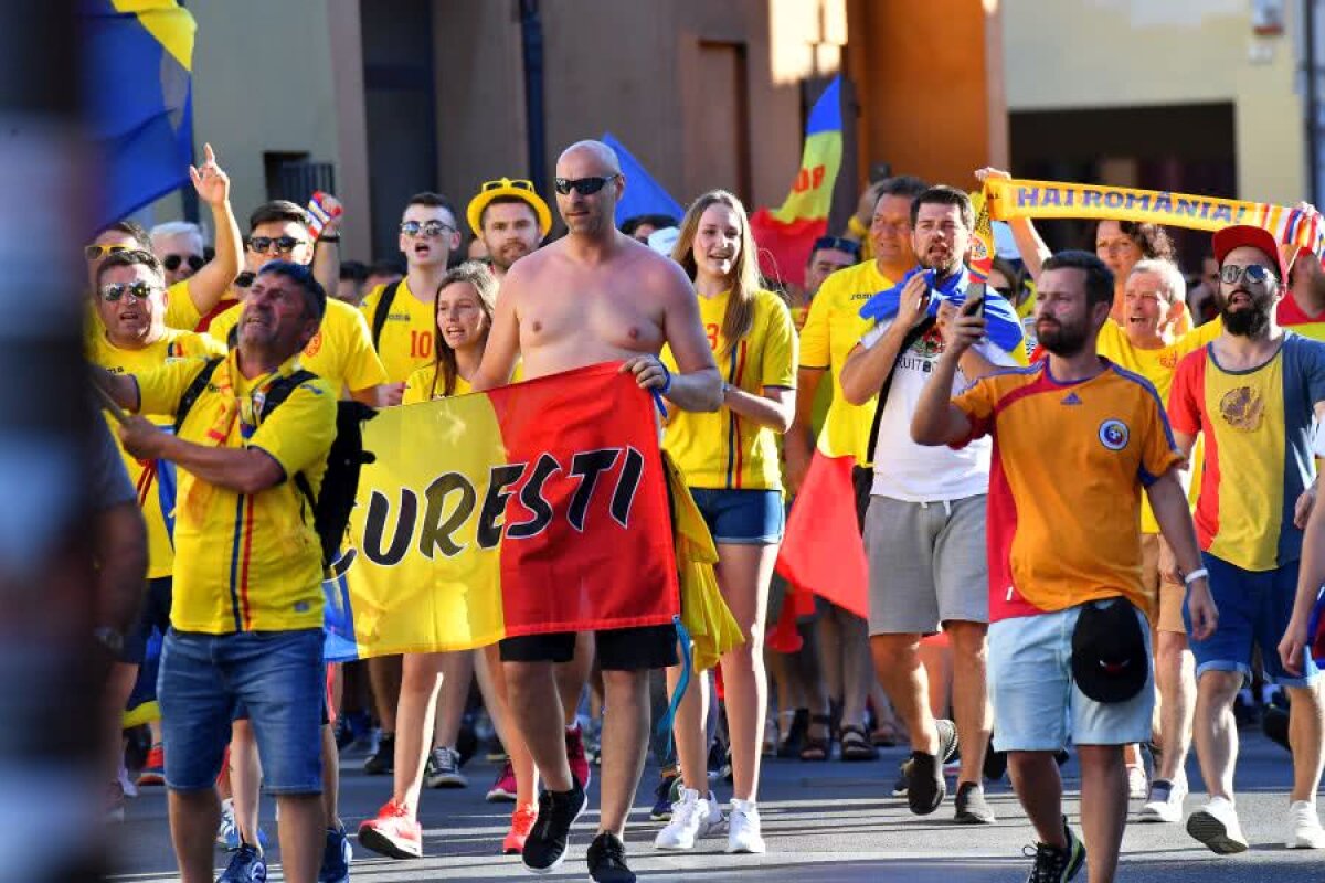 FRANȚA U21 - ROMÂNIA U21 // VIDEO + FOTO Drumul fanilor naționalei spre stadionul din Cesena » România U21 are parte de o susținere impresionantă