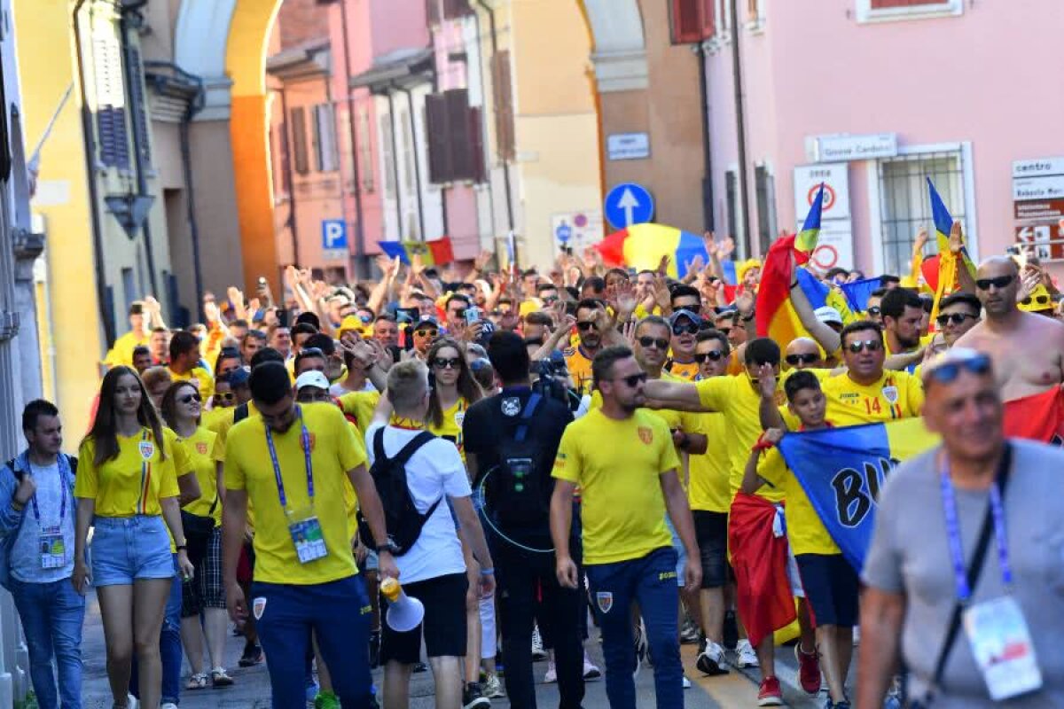 FRANȚA U21 - ROMÂNIA U21 // VIDEO + FOTO Drumul fanilor naționalei spre stadionul din Cesena » România U21 are parte de o susținere impresionantă