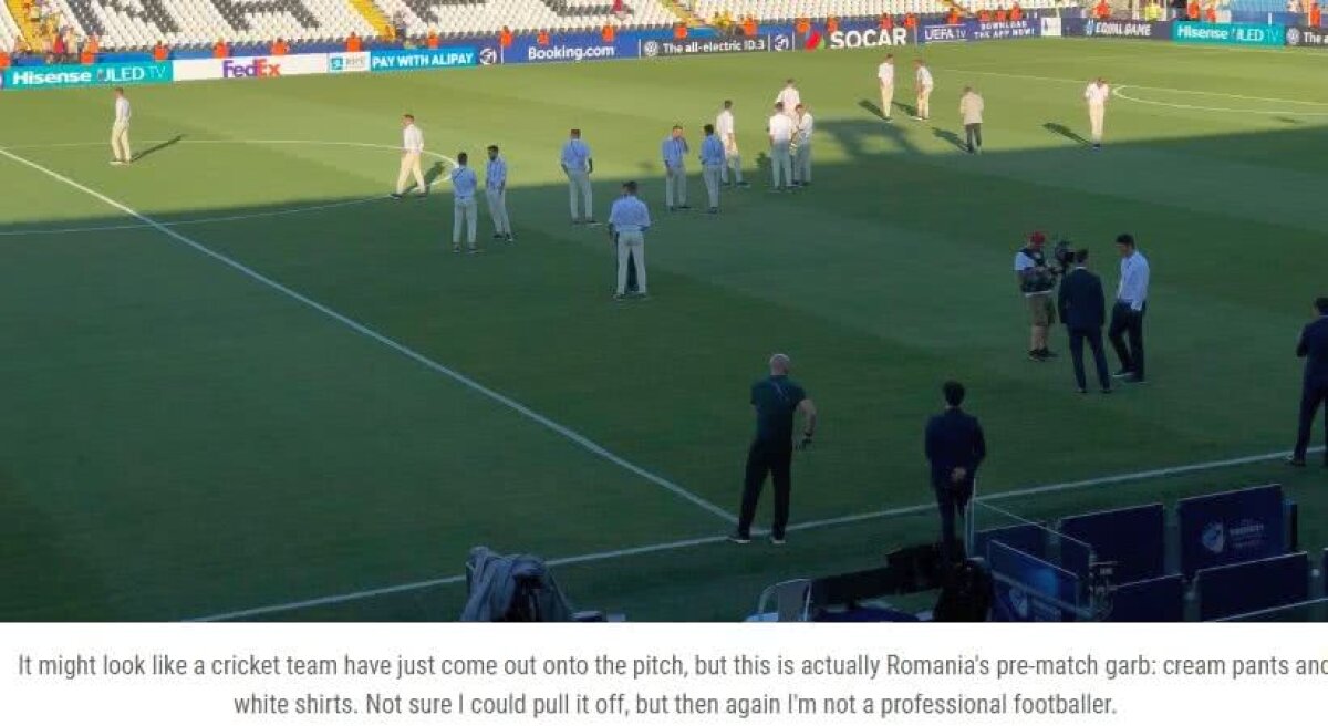 FRANȚA U21 - ROMÂNIA U21 // UEFA, remarcă inedită despre naționala României: „Parcă ar fi o echipă de cricket”
