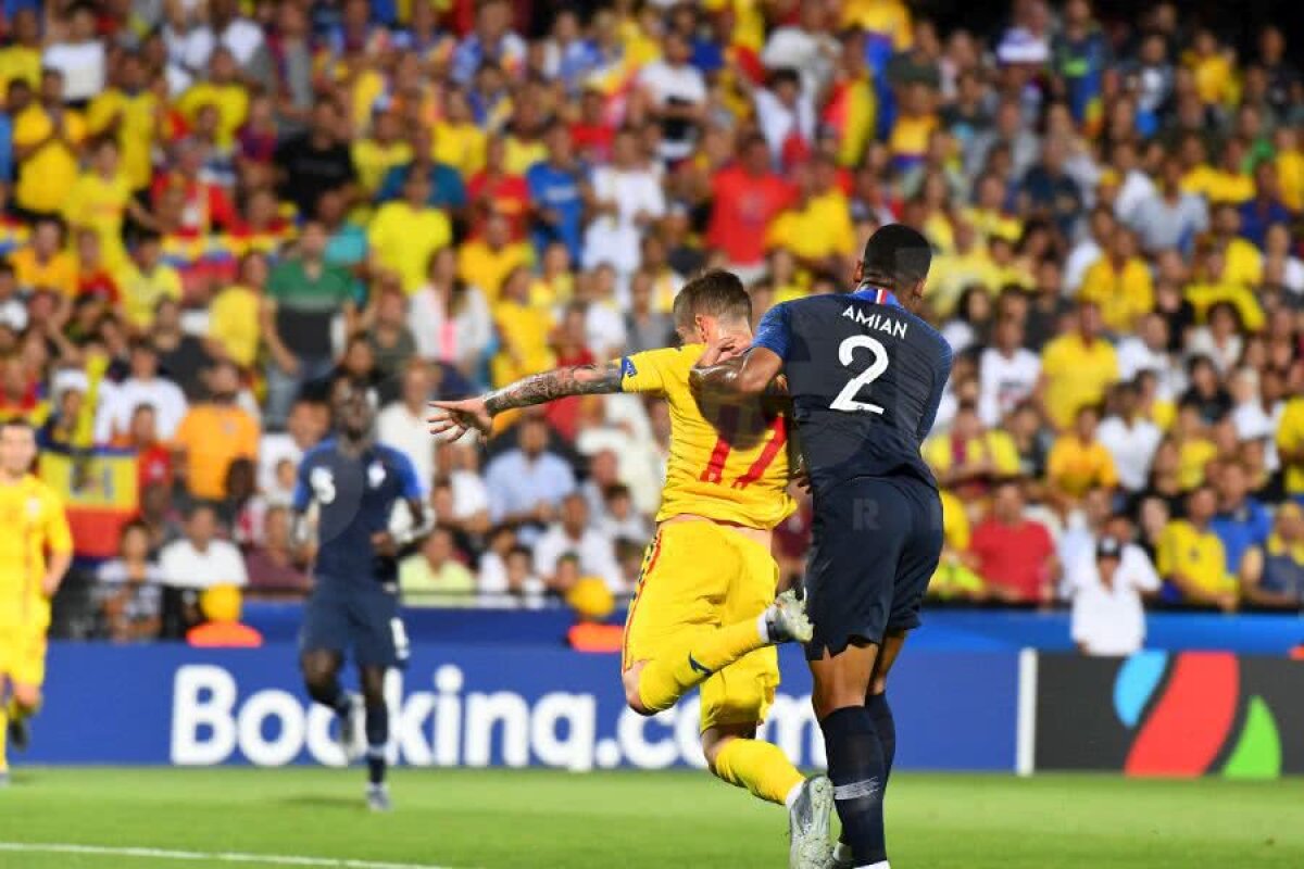 FRANȚA U21 - ROMÂNIA U21 // GALERIE FOTO + VIDEO Arbitrul i-a refuzat un penalty României în minutul 18! Cicâldău, doborât în careul francezilor + părerea lui Adrian Porumboiu