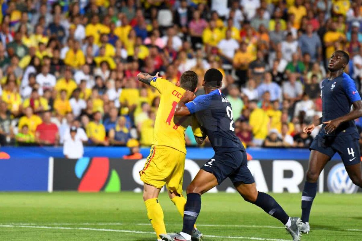 FRANȚA U21 - ROMÂNIA U21 // GALERIE FOTO + VIDEO Arbitrul i-a refuzat un penalty României în minutul 18! Cicâldău, doborât în careul francezilor + părerea lui Adrian Porumboiu