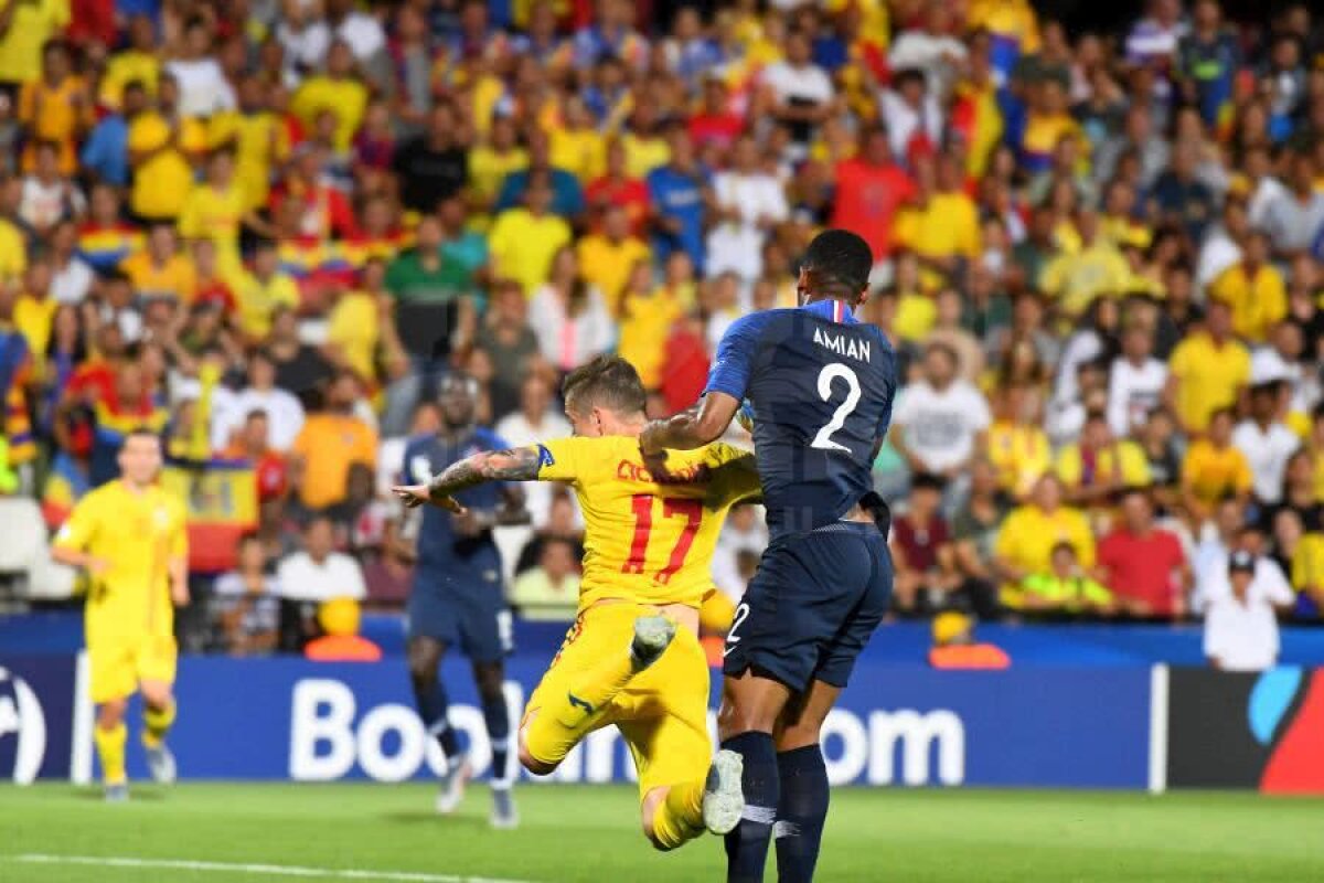 FRANȚA U21 - ROMÂNIA U21 // GALERIE FOTO + VIDEO Arbitrul i-a refuzat un penalty României în minutul 18! Cicâldău, doborât în careul francezilor + părerea lui Adrian Porumboiu
