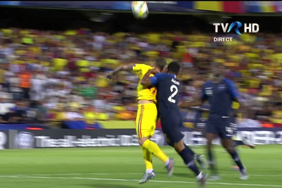 FRANȚA U21 - ROMÂNIA U21 // GALERIE FOTO + VIDEO Arbitrul i-a refuzat un penalty României în minutul 18! Cicâldău, doborât în careul francezilor + părerea lui Adrian Porumboiu
