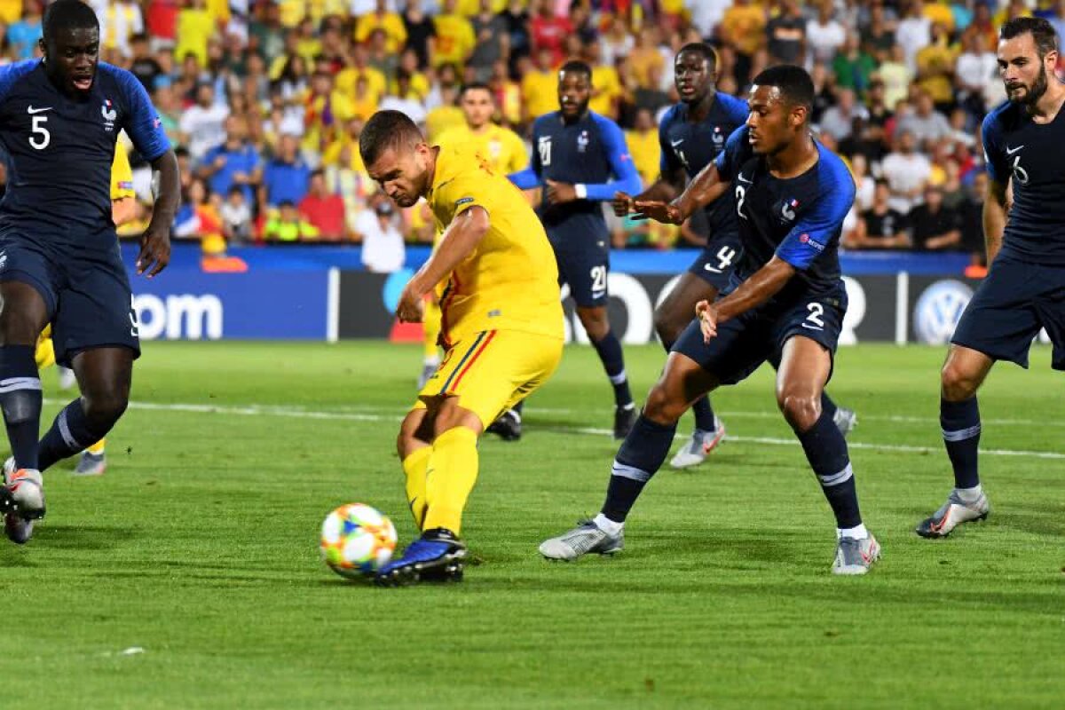 FRANȚA U21 - ROMÂNIA U21 0-0 // VIDEO + FOTO România MARE!!! „Tricolorii” mici au remizat cu Franța și sunt în semifinalele EURO 2019