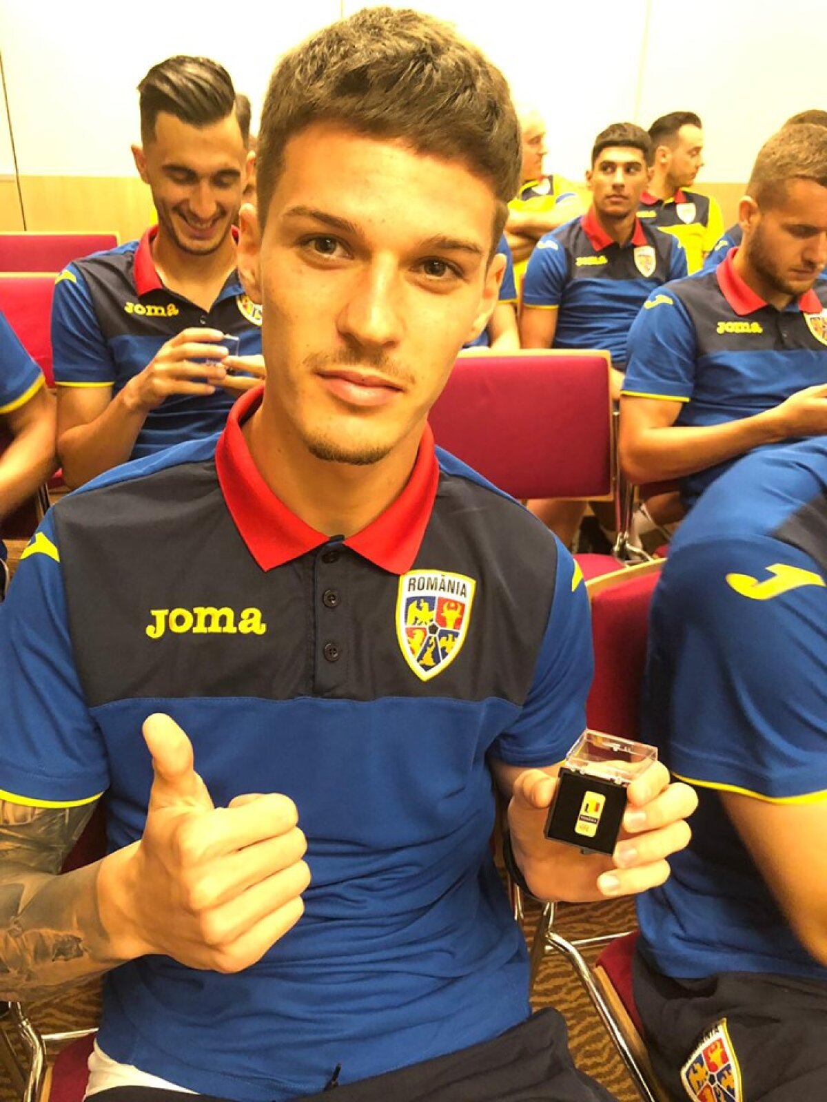 GERMANIA U21 - ROMÂNIA U21 // FOTO „Tricolorii”, surprinși în cantonamentul din Bologna » Au primit dovada calificării la Jocurile Olimpice