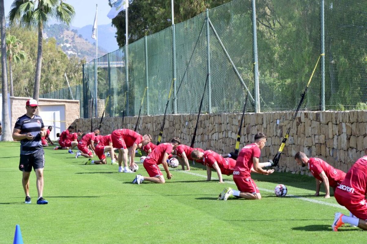 VIDEO Eugen Neagoe l-a prezentat pe Gabriel Moura jucătorilor + Dinamo e în baza unde s-a pregătit Liverpool înaintea finalei CL