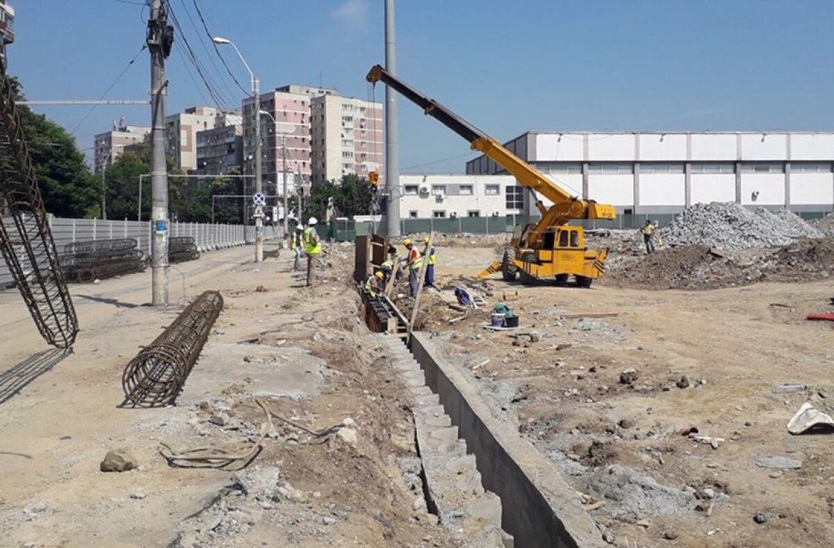 GALERIE FOTO Se înalță tribunele în Ghencea! Imagini spectaculoase de azi de la stadioanele Steaua și Giulești