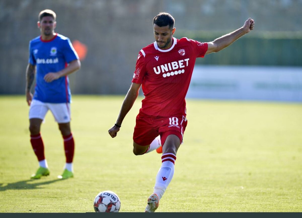 DINAMO -  LINFIELD 2-0 // FOTO + VIDEO Victorie cu scandal la debutul lui Neagoe! Dinamo învinge campioana Irlandei de Nord, după un meci cu scântei