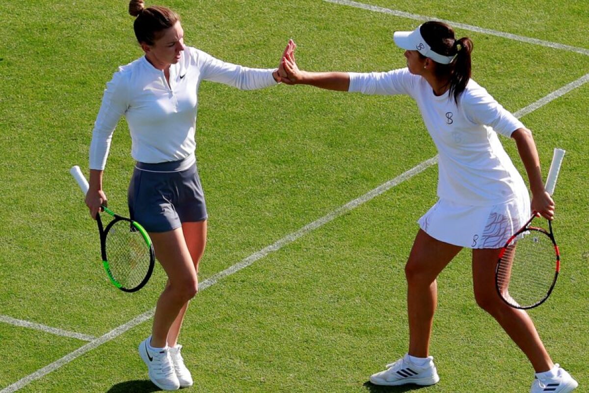 WTA EASTBOURNE // Simona Halep și Raluca Olaru s-au calificat în semifinale la Eastbourne: au revenit de la 0-1 la seturi + cu cine joacă în penultimul act