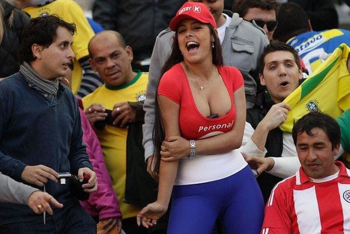 FOTO A revenit Larissa Riquelme! Diva de la CM 2010 e prezentă și la Copa America: noi imagini incendiare